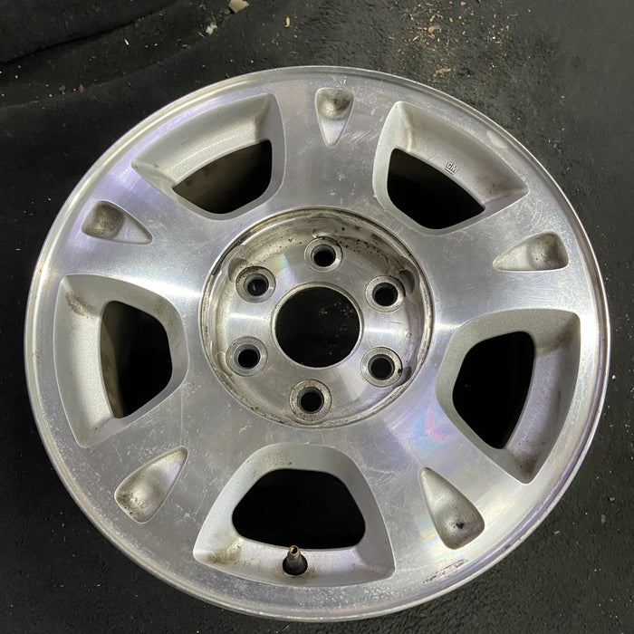 17" AVALANCHE 1500 02-06 17x7.5" Original OEM Wheel Rim - Side Profile