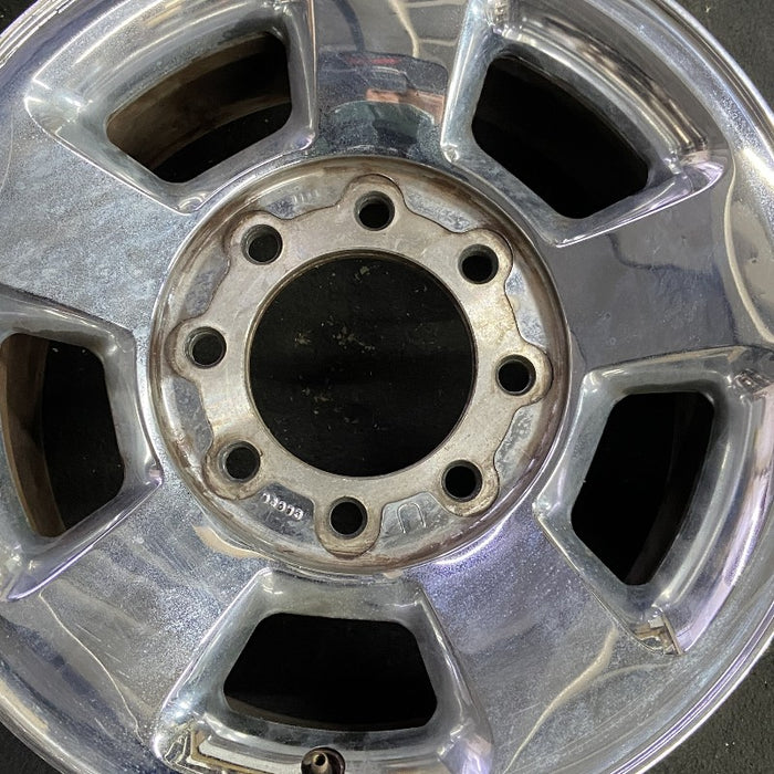 17" DODGE 1500 PICKUP 06 8 lug 17x8 aluminum chrome clad Original OEM Wheel Rim - Angle View