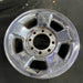 17" DODGE 1500 PICKUP 06 8 lug, , aluminum, chrome clad Original OEM Wheel Rim - Side Profile