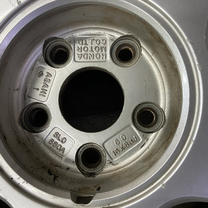 16" NSX 91-93 16x8 Original OEM Wheel Rim - Back View