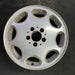16" MERCEDES 300D 92-93 140 Type; , alloy, 8 hole Original OEM Wheel Rim - Angle View