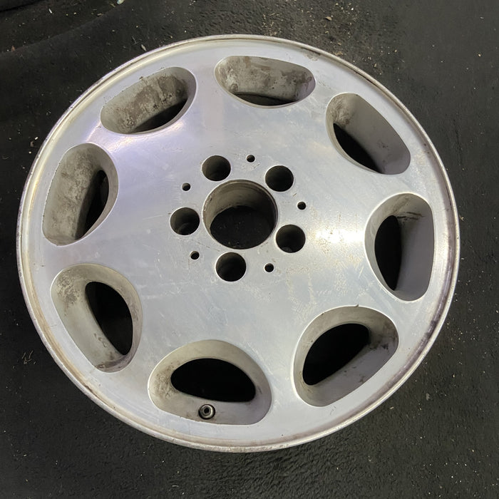 16" MERCEDES 300D 92-93 140 Type; , alloy, 8 hole Original OEM Wheel Rim - Side Profile