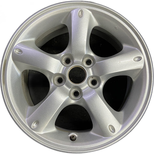 16" MAZDA TRIBUTE 05-06 16x7, , oval dimples ends Original OEM Wheel Rim - Front View