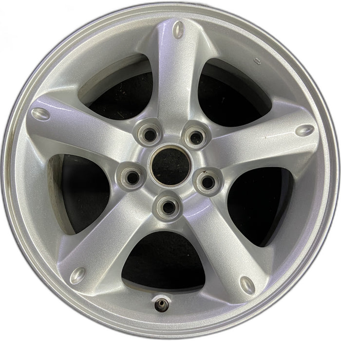 16" MAZDA TRIBUTE 05-06 16x7, , oval dimples ends Original OEM Wheel Rim - Front View