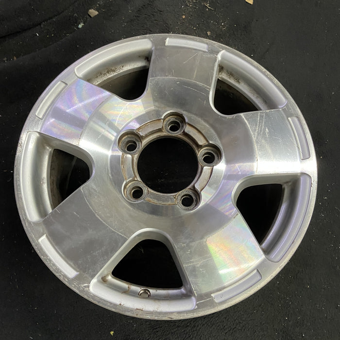 18" TUNDRA 07-09 18x8, alloy, , smooth Original OEM Wheel Rim - Side Profile