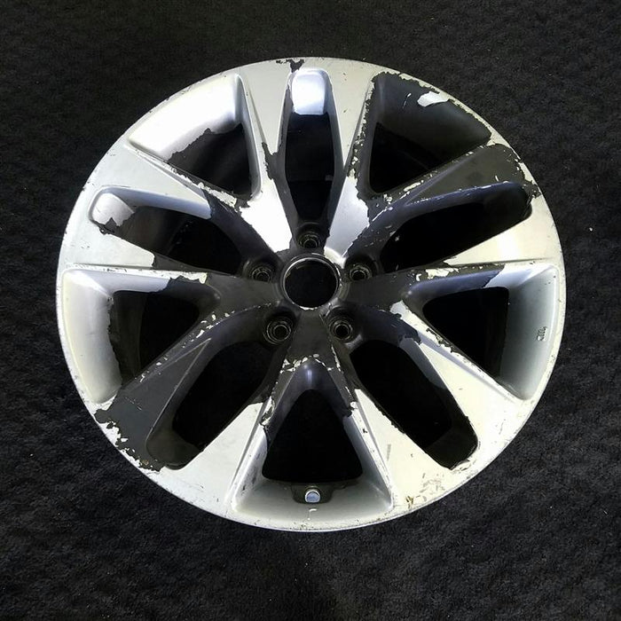 18" GENESIS 13-16 Cpe 18x8 10 spoke rear Original OEM Wheel Rim - Side Profile