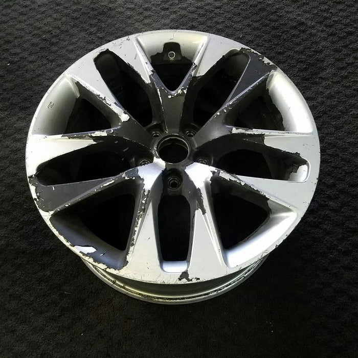 18" GENESIS 13-16 Cpe 18x8 10 spoke rear Original OEM Wheel Rim - Close-Up Detail