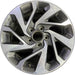 16" CIVIC 16 16x7 alloy gray inlay Sdn Original OEM Wheel Rim - Front View
