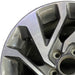 16" CIVIC 16 16x7 alloy gray inlay Sdn Original OEM Wheel Rim - Angle View
