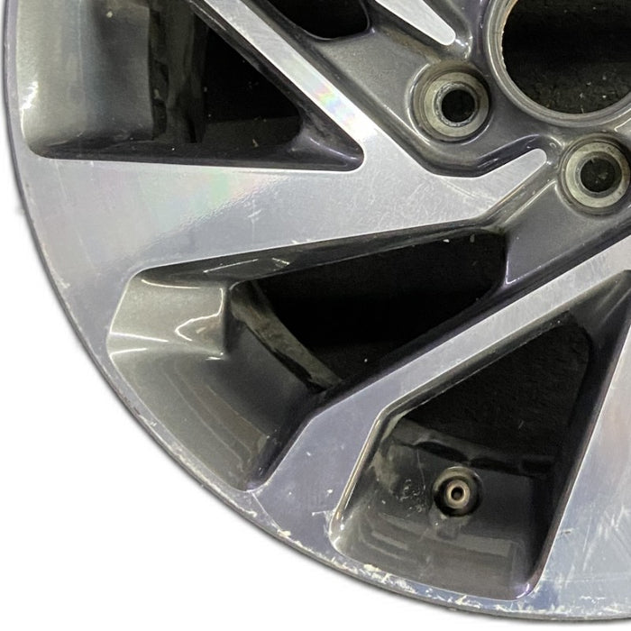16" CIVIC 16 16x7 alloy gray inlay Sdn Original OEM Wheel Rim - Back View
