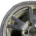 15" PRIUS 10-11 15x6 alloy 5 split spoke black Original OEM Wheel Rim - Angle View