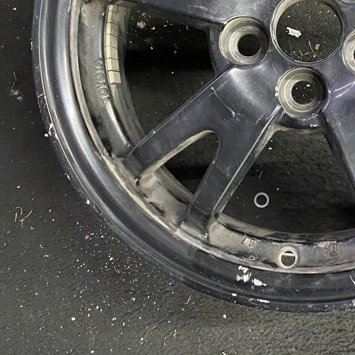 15" PRIUS 10-11 15x6 alloy 5 split spoke black Original OEM Wheel Rim - Additional View
