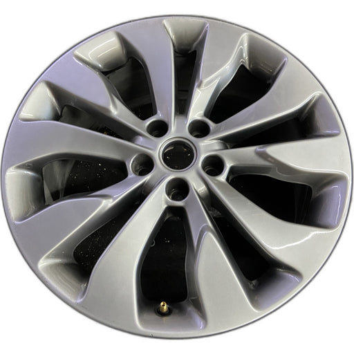 19" MALIBU 16 VIN Z , aluminum, 19x8.5, 10 spoke Original OEM Wheel Rim - Front View