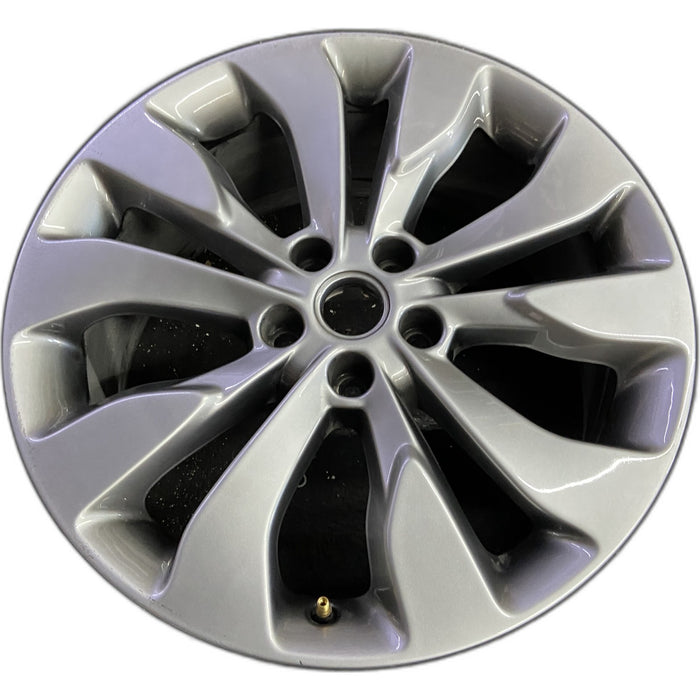 19" MALIBU 16 VIN Z , aluminum, 19x8.5, 10 spoke Original OEM Wheel Rim - Front View