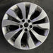 19" MALIBU 16 VIN Z , aluminum, 19x8.5, 10 spoke Original OEM Wheel Rim - Side Profile