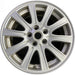 18" LR3 07 alloy , 18x8, 10 spoke, grooved spoke Original OEM Wheel Rim - Front View
