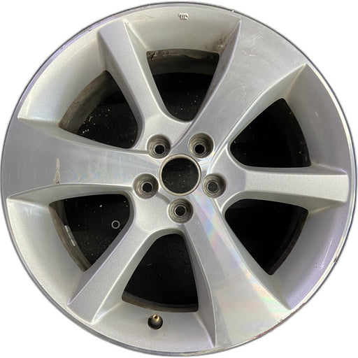17" LEGACY 13-14 17x7 , 6 spoke, machined face, silver thin spokes Original OEM - Front View