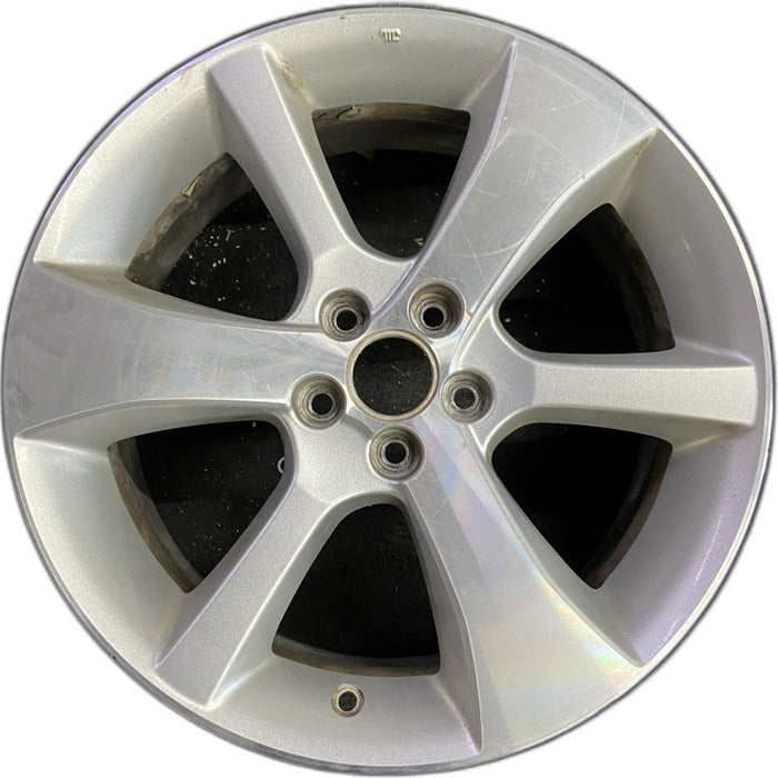 17" LEGACY 13-14 17x7 alloy 6 spoke machined face silver thin spokes Original - Front View
