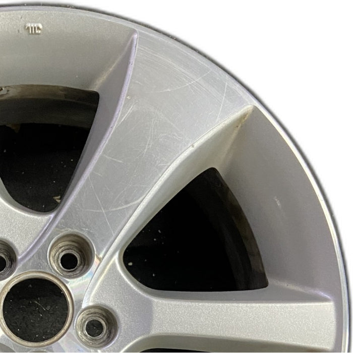 17" LEGACY 13-14 17x7 alloy 6 spoke machined face silver thin spokes Original - Side Profile