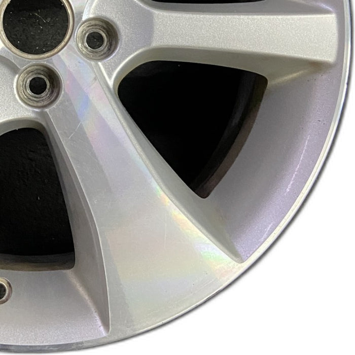 17" LEGACY 13-14 17x7 alloy 6 spoke machined face silver thin spokes Original - Close-Up Detail