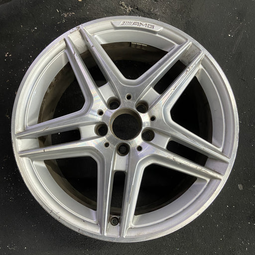 18" MERCEDES E-CLASS 11 212 Type, SW, E550, 18x8 Original OEM Wheel Rim - Angle View