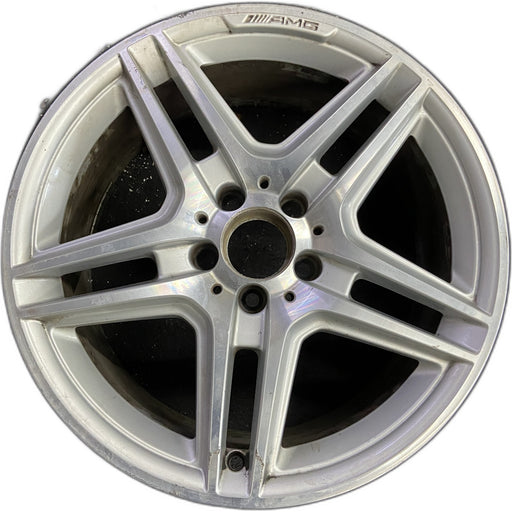 18" MERCEDES C-CLASS 08-09 204 Type; C300, 18x8 Original OEM Wheel Rim - Front View
