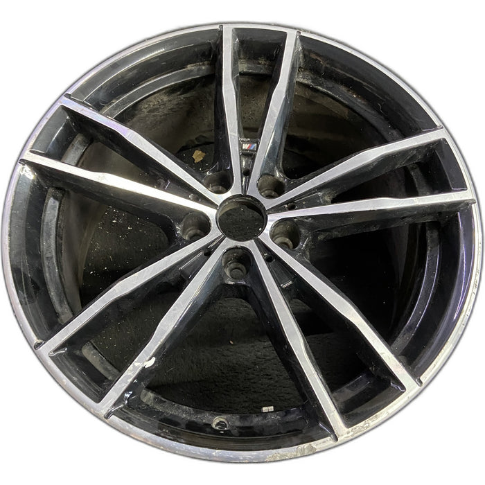19" BMW 230i 22 19x8.5, , double spoke Original OEM Wheel Rim - Front View