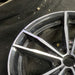 19" BMW 230i 22 19x8.5 5 spoke double spoke machined face Original OEM Wheel Rim - Side Profile