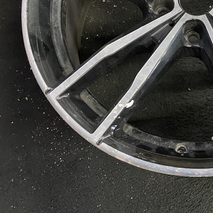 19" BMW 230i 22 19x8.5 5 spoke double spoke machined face Original OEM Wheel Rim - Additional View