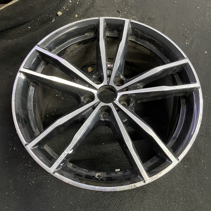 19" BMW 230i 22 19x8.5, , double spoke Original OEM Wheel Rim - Angle View