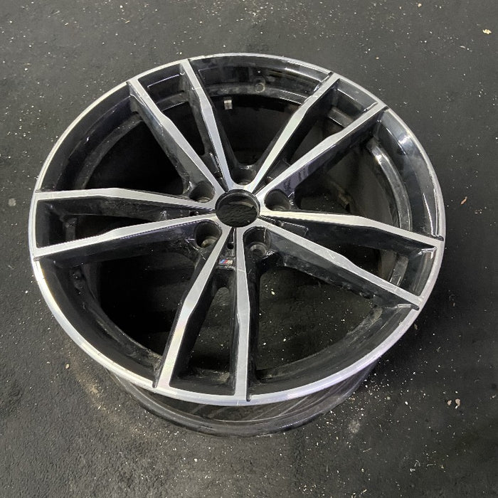 19" BMW 230i 22 19x8.5 5 spoke double spoke machined face Original OEM Wheel Rim - View 8