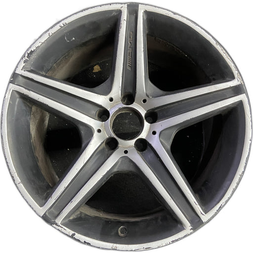 18" MERCEDES CLS-CLASS 08 219 Type; CLS550, 18x9.5, 5 spoke Original OEM Wheel - Front View