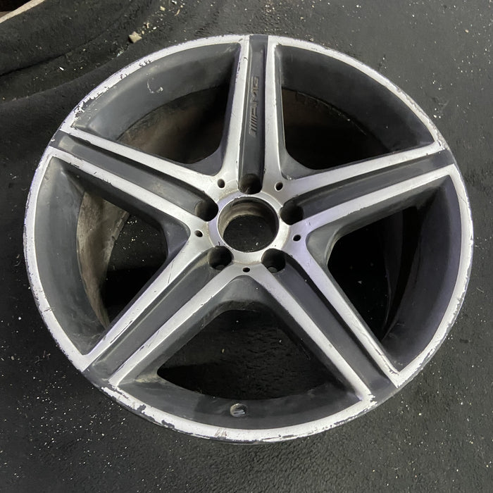 18" MERCEDES CLS-CLASS 08 219 Type; CLS550, 18x9.5, 5 spoke Original OEM Wheel - Side Profile