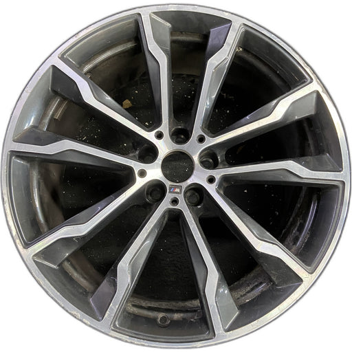 20" BMW X3 18-20 20x9.5 , 5 spoke, Y spoke design Original OEM Wheel Rim - Front View