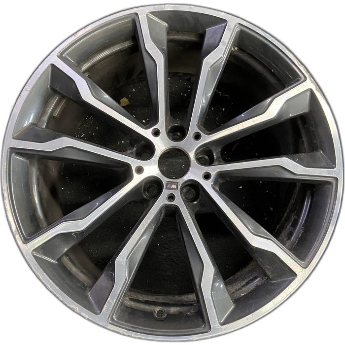 20" BMW X3 18-20 20x9.5 , 5 spoke, Y spoke design Original OEM Wheel Rim - Front View