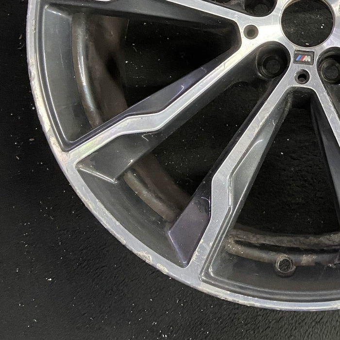 20" BMW X3 18-20 20x9.5 alloy rear 5 spoke Y spoke design Original OEM Wheel Rim - Additional View