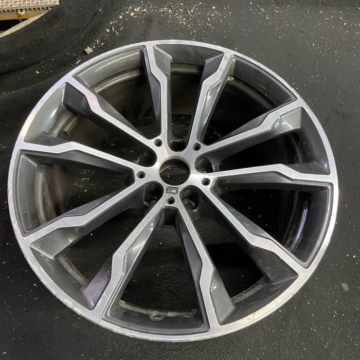 20" BMW X3 18-20 20x9.5 , 5 spoke, Y spoke design Original OEM Wheel Rim - Side Profile