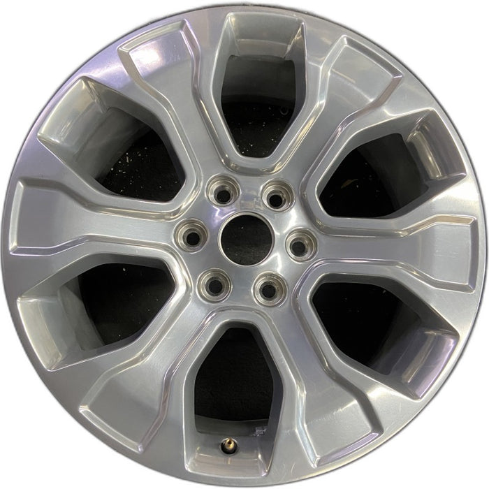 20" FORD F150 PICKUP 21-23 20x8.5 6 spoke polished Original OEM Wheel Rim - Front View