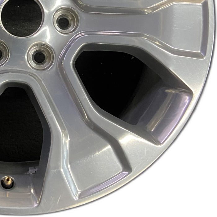 20" FORD F150 PICKUP 21-23 20x8.5 6 spoke polished Original OEM Wheel Rim - Close-Up Detail