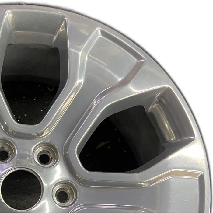 20" FORD F150 PICKUP 21-23 20x8.5 6 spoke polished Original OEM Wheel Rim - Side Profile