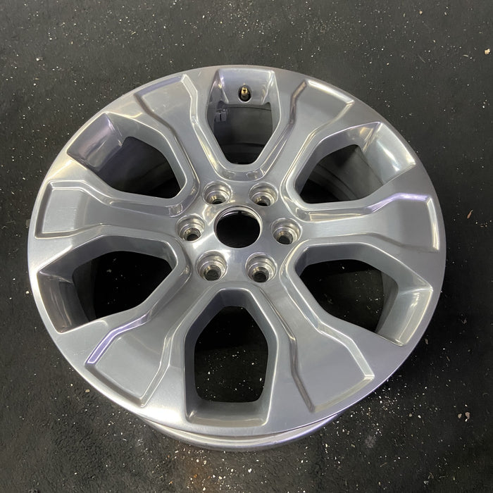 20" FORD F150 PICKUP 21-23 20x8.5, 6 spoke, polished Original OEM Wheel Rim - Close-Up Detail