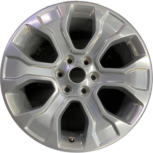 20" FORD F150 PICKUP 21-23 20x8.5, 6 spoke, polished Original OEM Wheel Rim - Front View