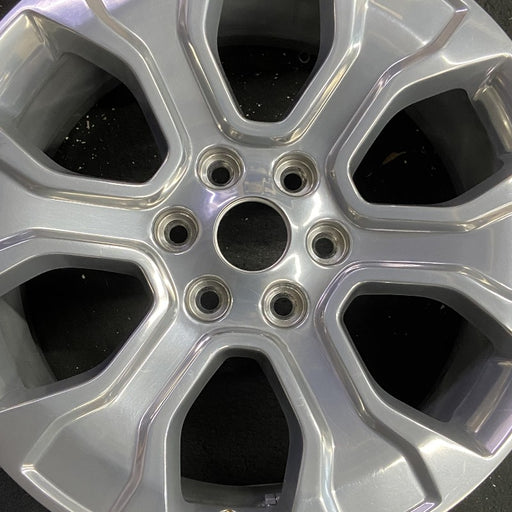 20" FORD F150 PICKUP 21-23 20x8.5 6 spoke polished Original OEM Wheel Rim - Angle View