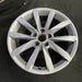 17" GOLF 17 17x7 , 10 spoke, 49mm offset, silver pockets Original OEM Wheel Rim - Side Profile