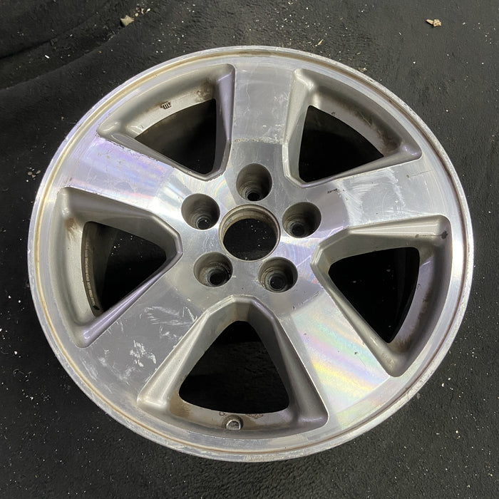 17" PILOT 09-11 17x7.5, alloy, 5 spoke Original OEM Wheel Rim - Side Profile