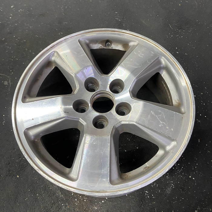 17" PILOT 09-11 17x7.5, alloy, 5 spoke Original OEM Wheel Rim - Close-Up Detail