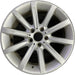 18" BMW 528i 11-16 18x8 alloy 10 spoke frt rear alternating spoke silver - Front View
