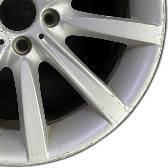 18" BMW 528i 11-16 18x8 alloy 10 spoke frt rear alternating spoke silver - Close-Up Detail