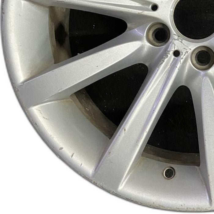 18" BMW 528i 11-16 18x8 alloy 10 spoke frt rear alternating spoke silver - Back View