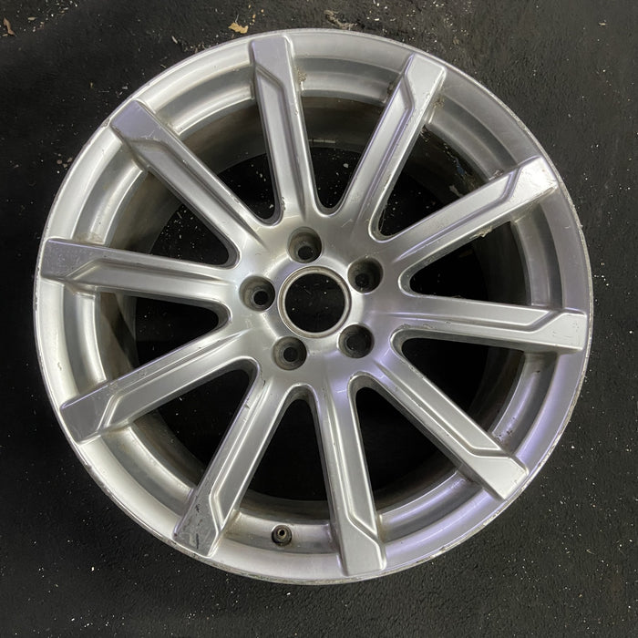 18" AUDI A5 10-14 18x8.5 , 10 spoke, straight spoke Original OEM Wheel Rim - Angle View